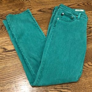 AG Green Jeans - the Stilt